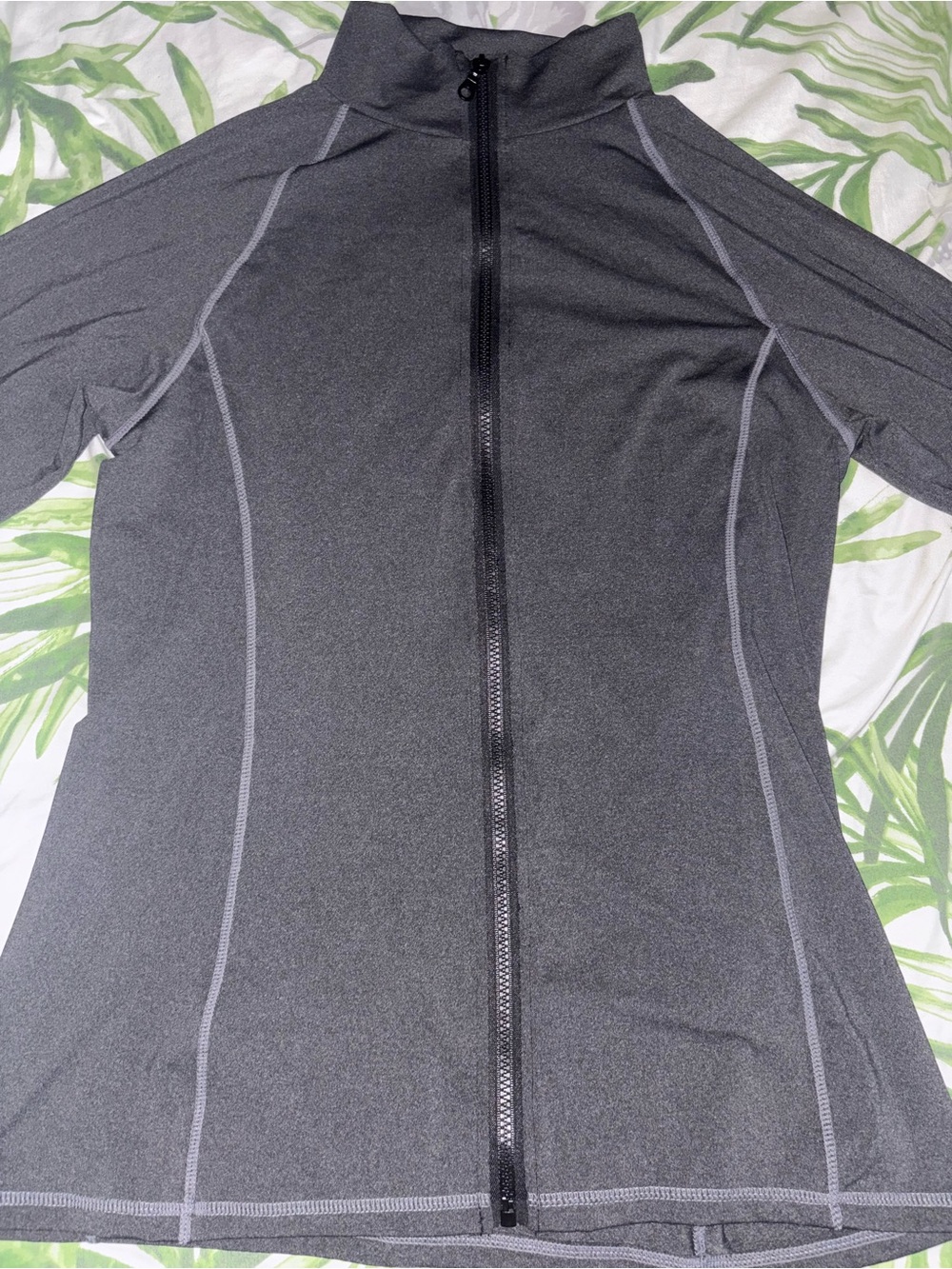 Grey Full-Zip Active Jacket